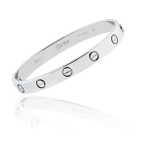 cartier bangle silver|cartier bracelets cost.